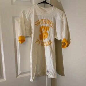 Russell Athletic Southwest Pep Squad Tee - White and Yellow